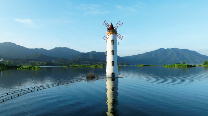 千岛湖风车灯塔