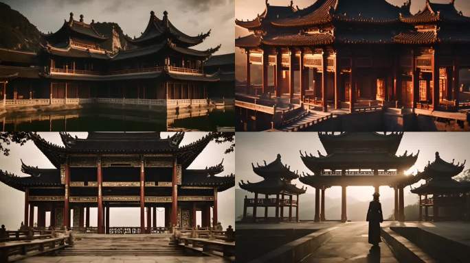 中式建筑 皇宫传统建筑 宫殿