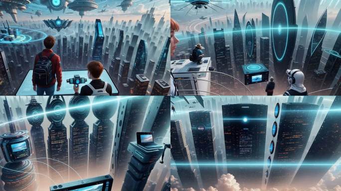 AI演绎未来城市