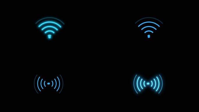 wifi信号无线信号带alpha通道