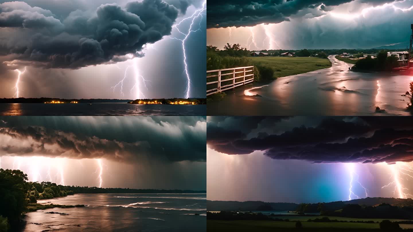 风雨雷电洪水灾害