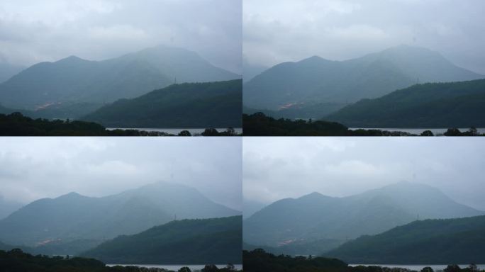 烟雨梧桐山