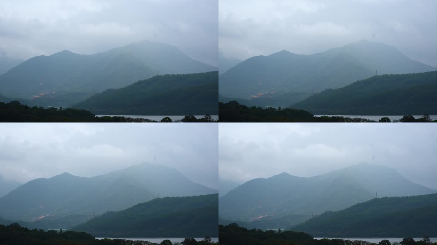 烟雨梧桐山