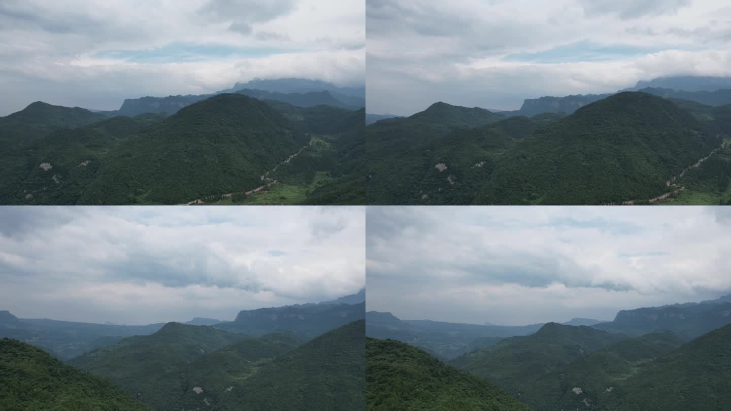 山水之间——群山与蓝天白云的延时摄影