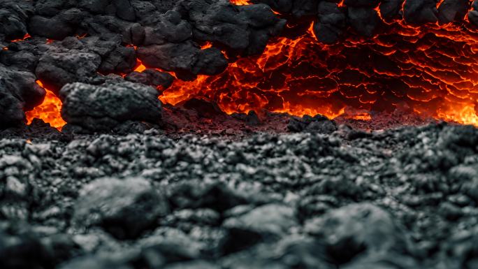 火山熔浆宣传片头