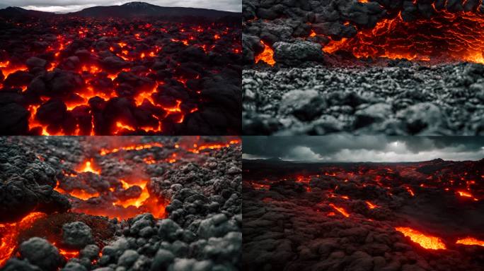 火山熔浆宣传片头