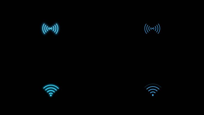 多款wifi信号无线信号带alpha通道