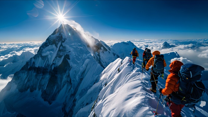 登山行者 探险 登山脚步