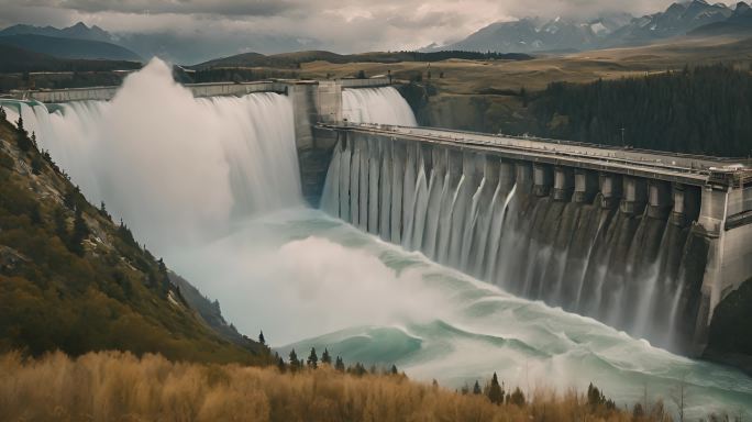 水电站大坝