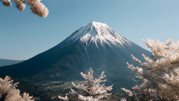 富士山日本樱花8