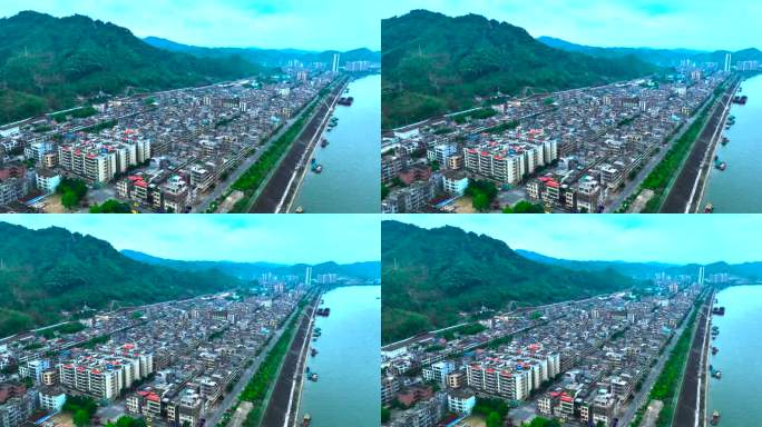 清远连江口镇航拍【5K】