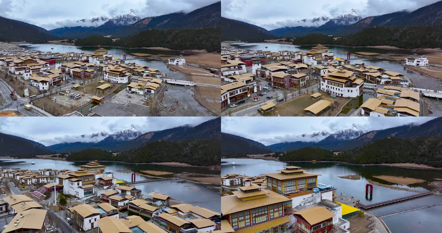 4K航拍西藏鲁朗国际旅游小镇16