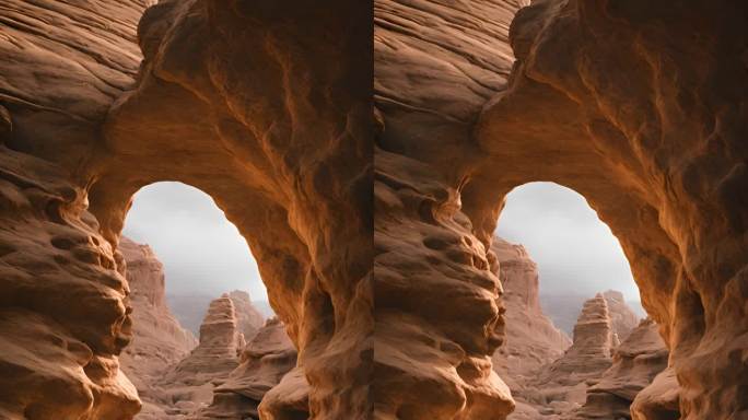 沙漠中令人惊叹的岩石地貌