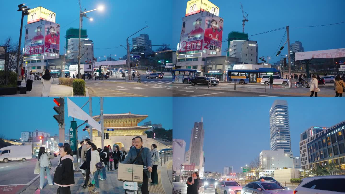 韩国街头夜生活