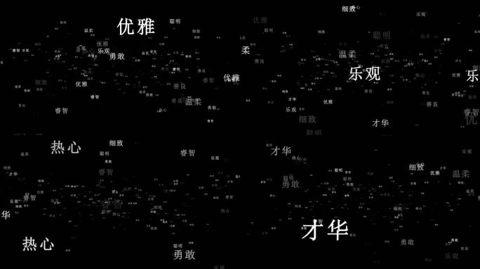 科技 文字飞 飞文字 文字飞出 关键字