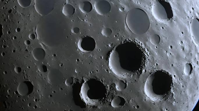 月球 陨石坑 月球表面 深坑
