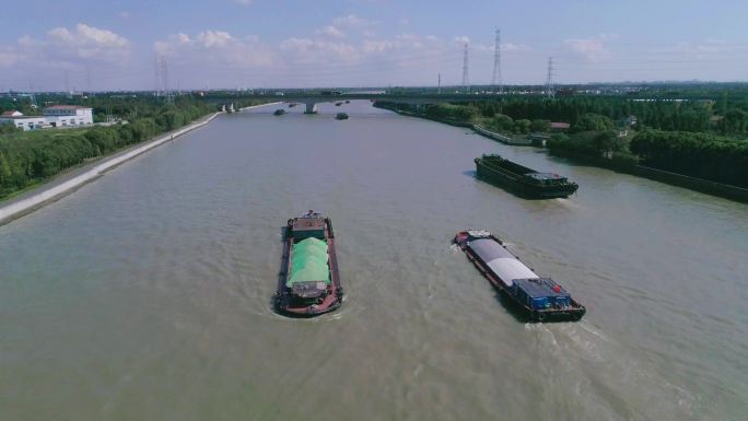 上海松江南水北调运河铁路桥