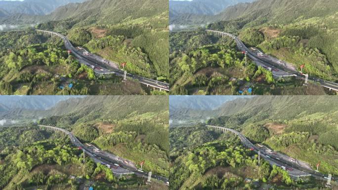 雅西高速公路龙苍沟土山岗停车区