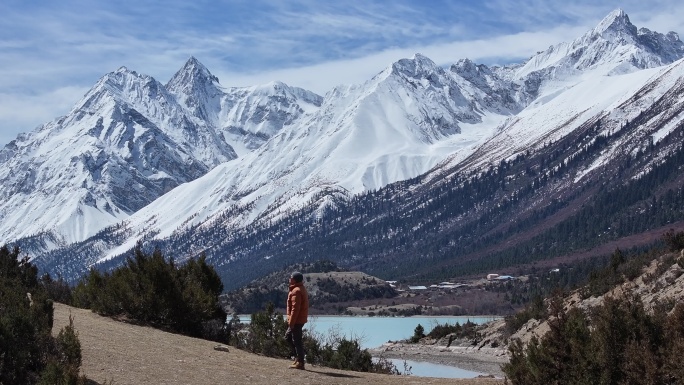西藏八宿然乌湖