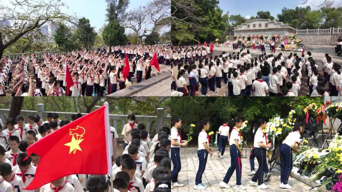 清明节祭奠烈士陵园