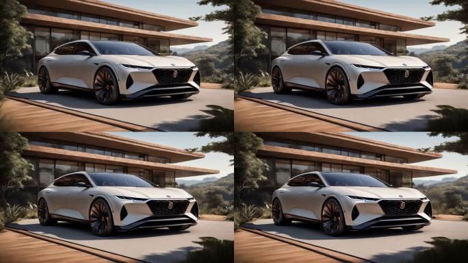 60帧高端设计未来新概念汽车展示