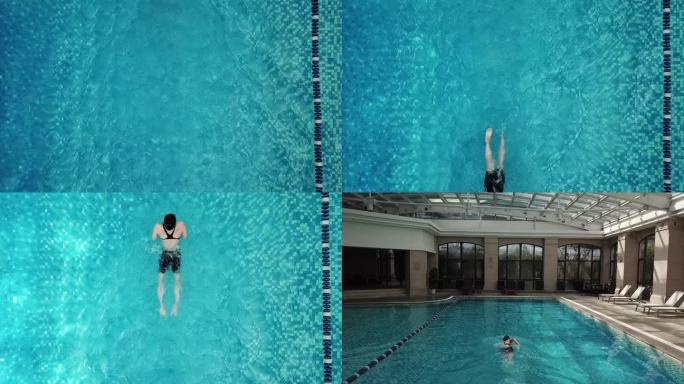 酒店室内游泳泳池