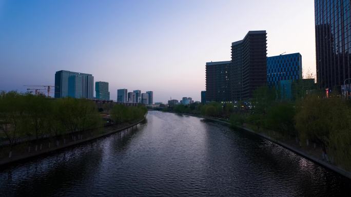 通州地表 通惠河 运河商务区 大运河