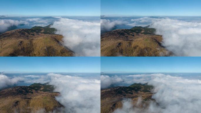 黄冈山高山云海震撼大气风景延时