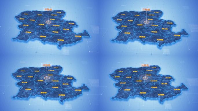 兰陵县蓝色三维科技区位地图