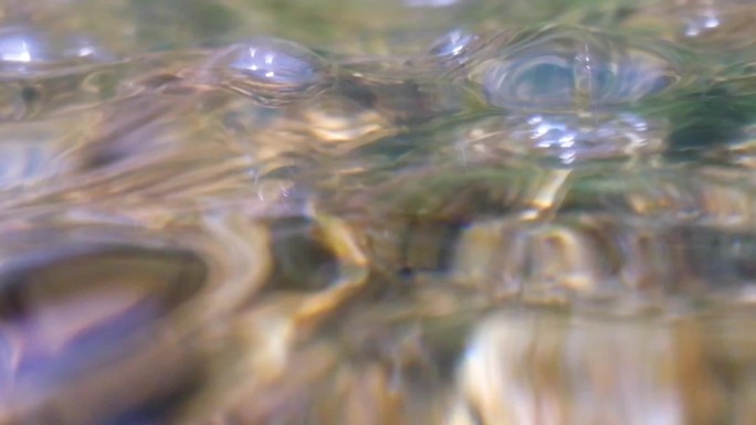 河边流水河流河水小溪山泉泉水水流升格大自