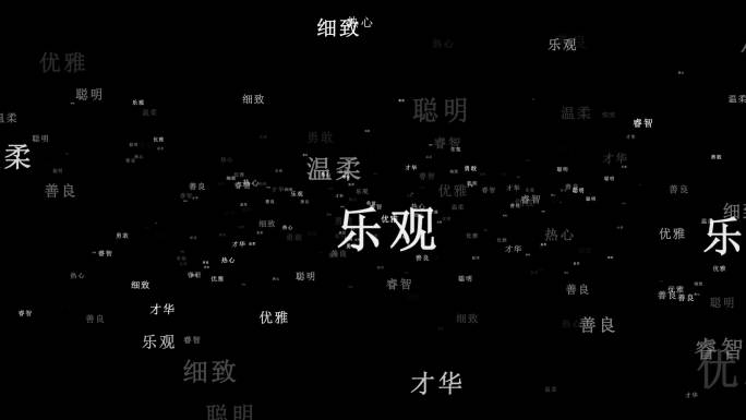 科技 文字飞 飞文字 文字飞出 关键字