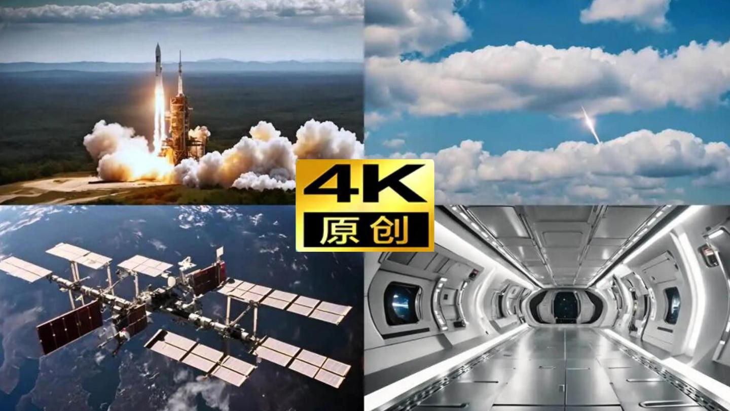 【合集】火箭发射太空航空卫星中国航天日