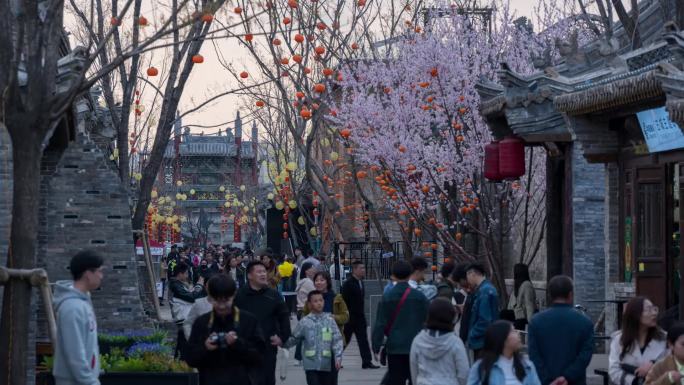 大同东南邑街景风光延时
