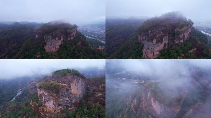 航拍武夷山风景