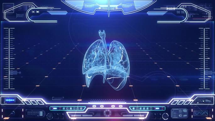 心脏HUD科技界面展示素材