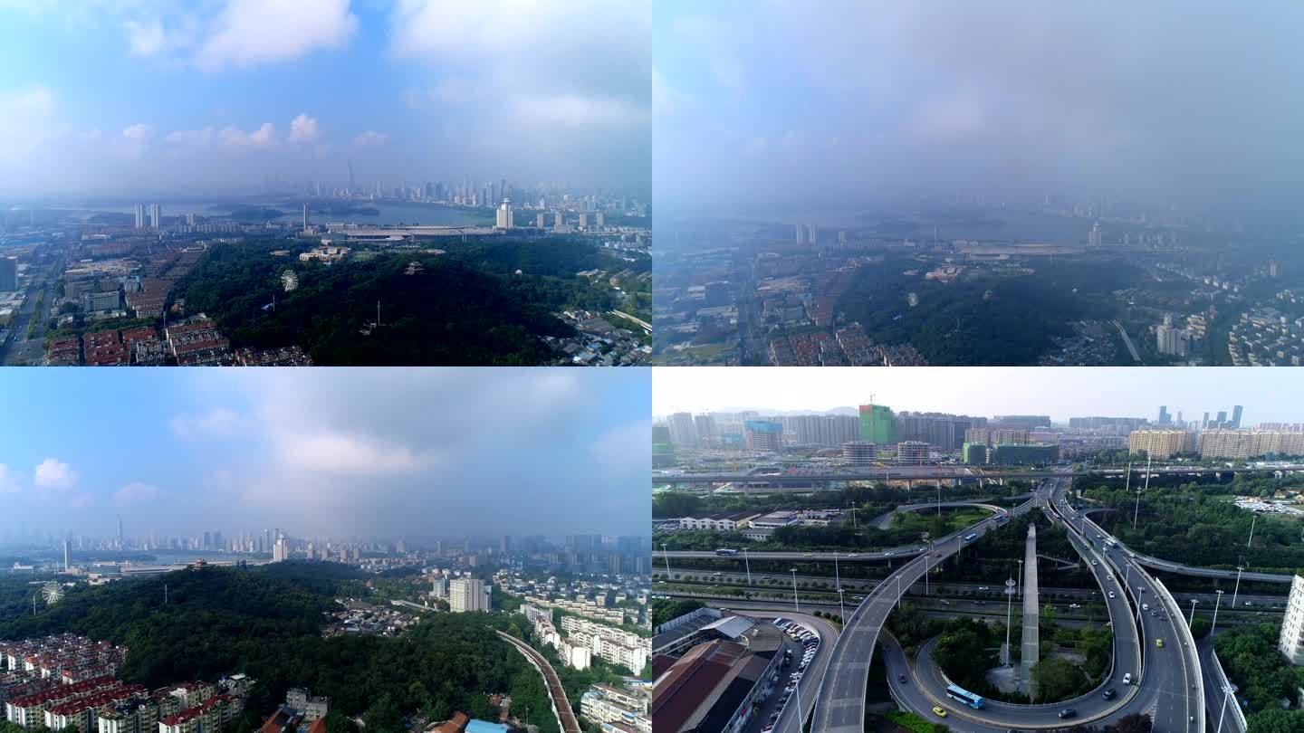 最美南京城市航拍空镜