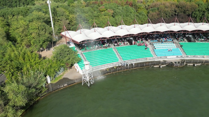 苏州 常熟 沙家浜 景区 航拍