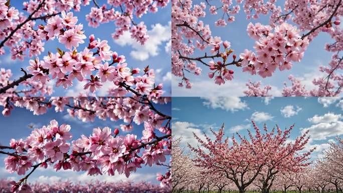 唯美樱花特写樱花写实cg美景