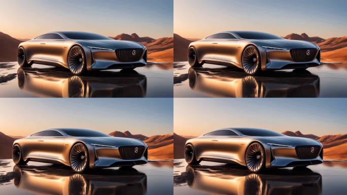 高端概念车 未来汽车 新能源车设计展示