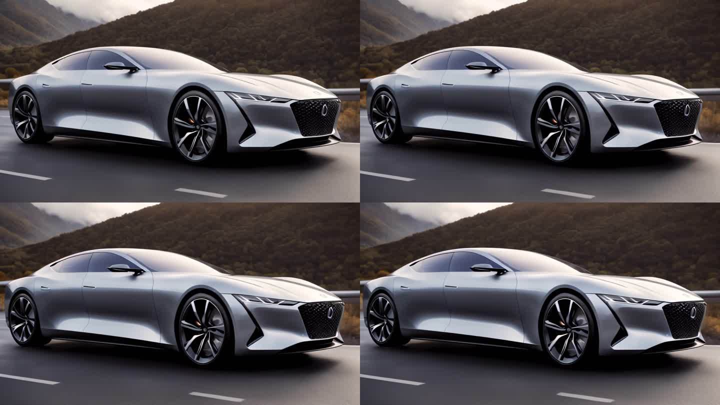 60帧高端设计未来新概念汽车展示