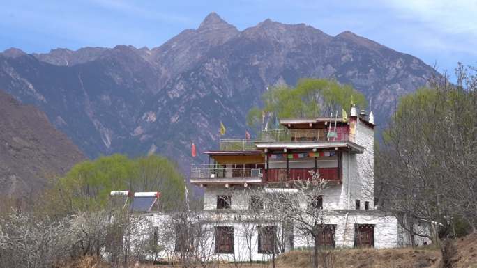 甘孜州  丹巴藏寨  空镜头