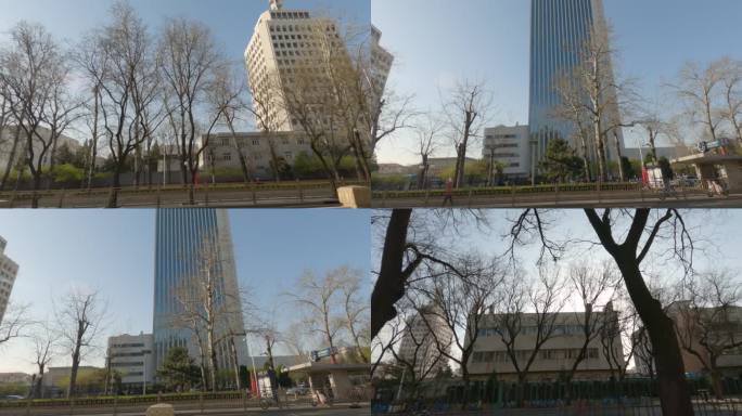北京市西城区复兴路车左行车空镜