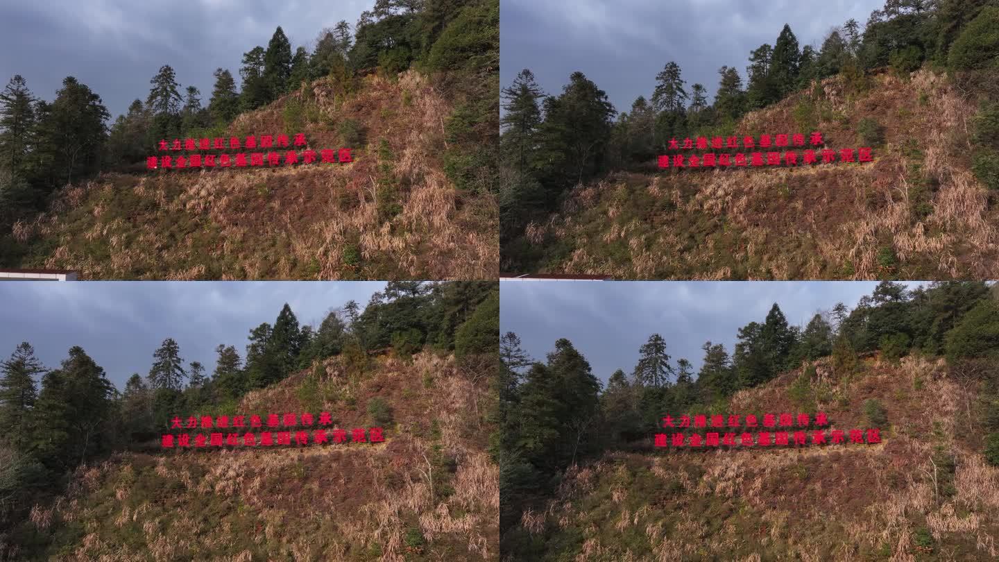 标识语井冈山旅游革命根据地红色专题片