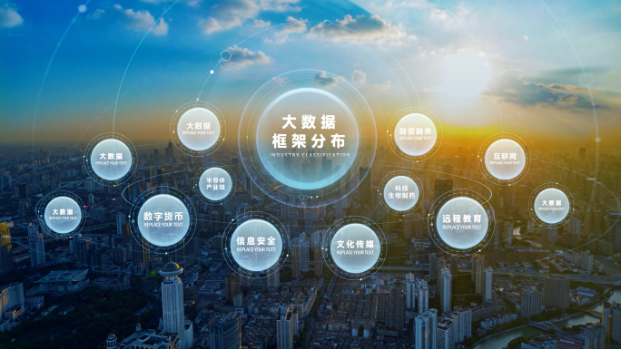 结构功能板块业务分类AE模板(无背景)