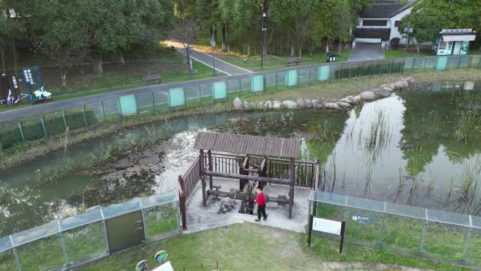 苏州 常熟 沙家浜 景区 航拍