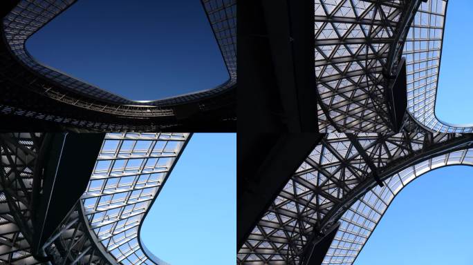 钢结构 体育场 屋顶 中国建筑