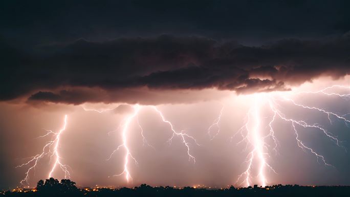 闪电打雷下雨