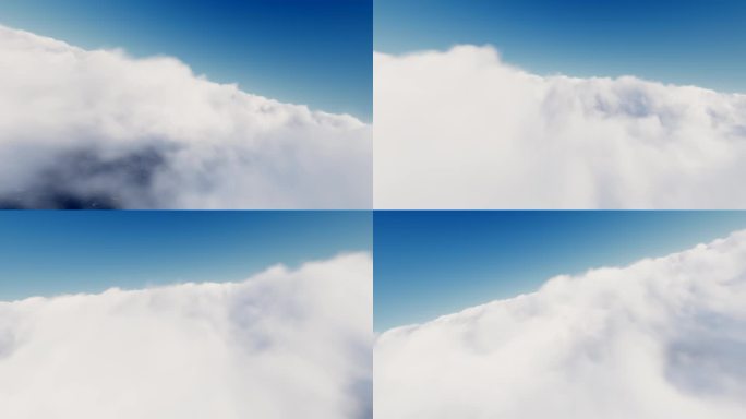 4K天空云海穿越云层穿梭腾云驾雾