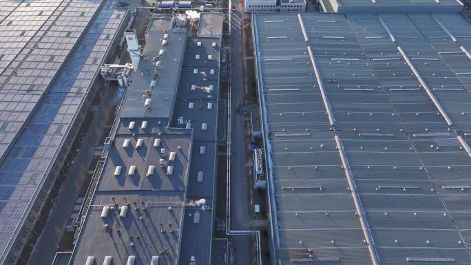 奇瑞汽车工厂园区俯瞰厂区4K航拍