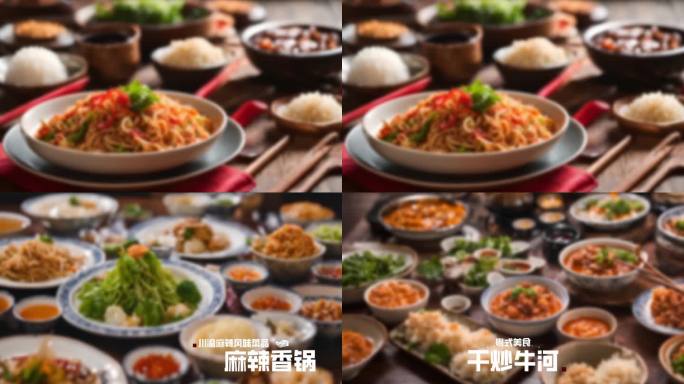 中国菜系记录美食文字标题